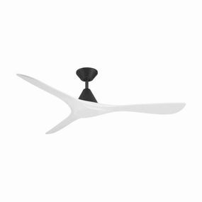 Carve 60"Ceiling Fan Matte Black/Matte White medium electric fans for multi-room use