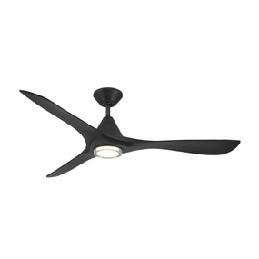 Carve 60"Ceiling Fan Matte Black versatile medium fans for any space