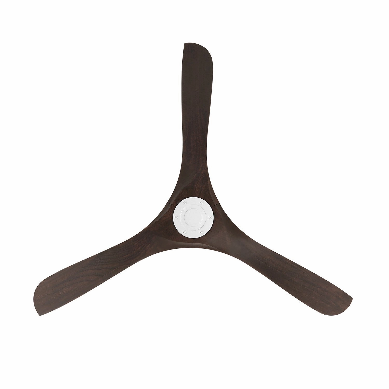 Carve 60"Ceiling Fan Matte White/Dark Walnut