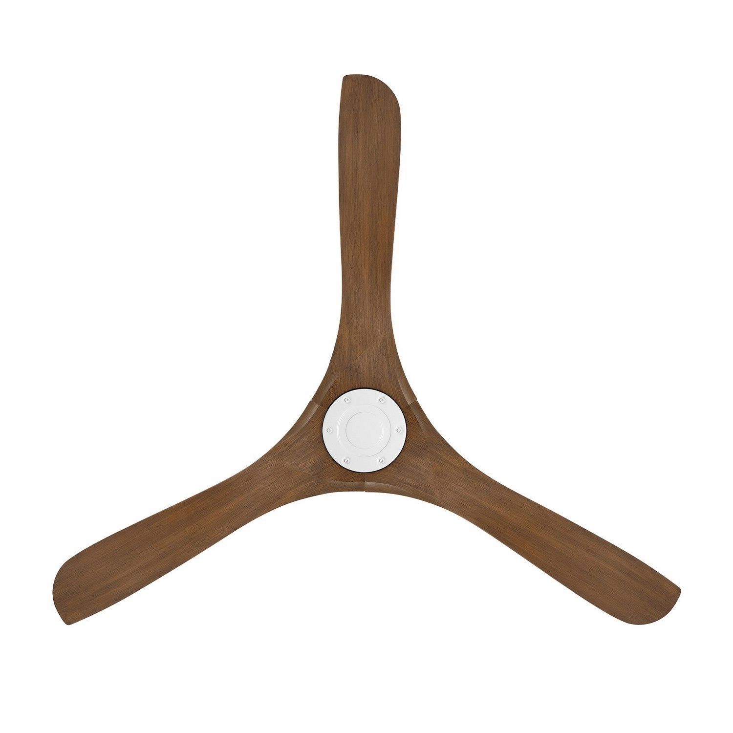 Carve 60"Ceiling Fan Matte White/Distressed Koa