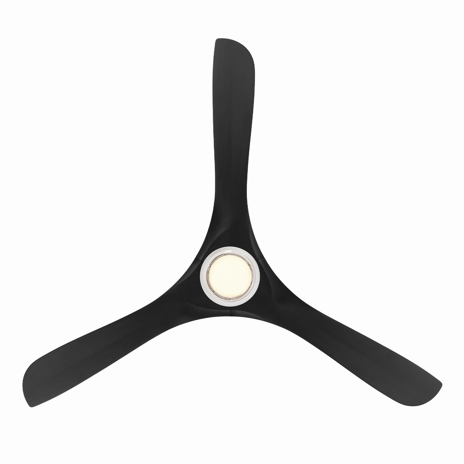 Carve 60"Ceiling Fan Matte White/Matte Black