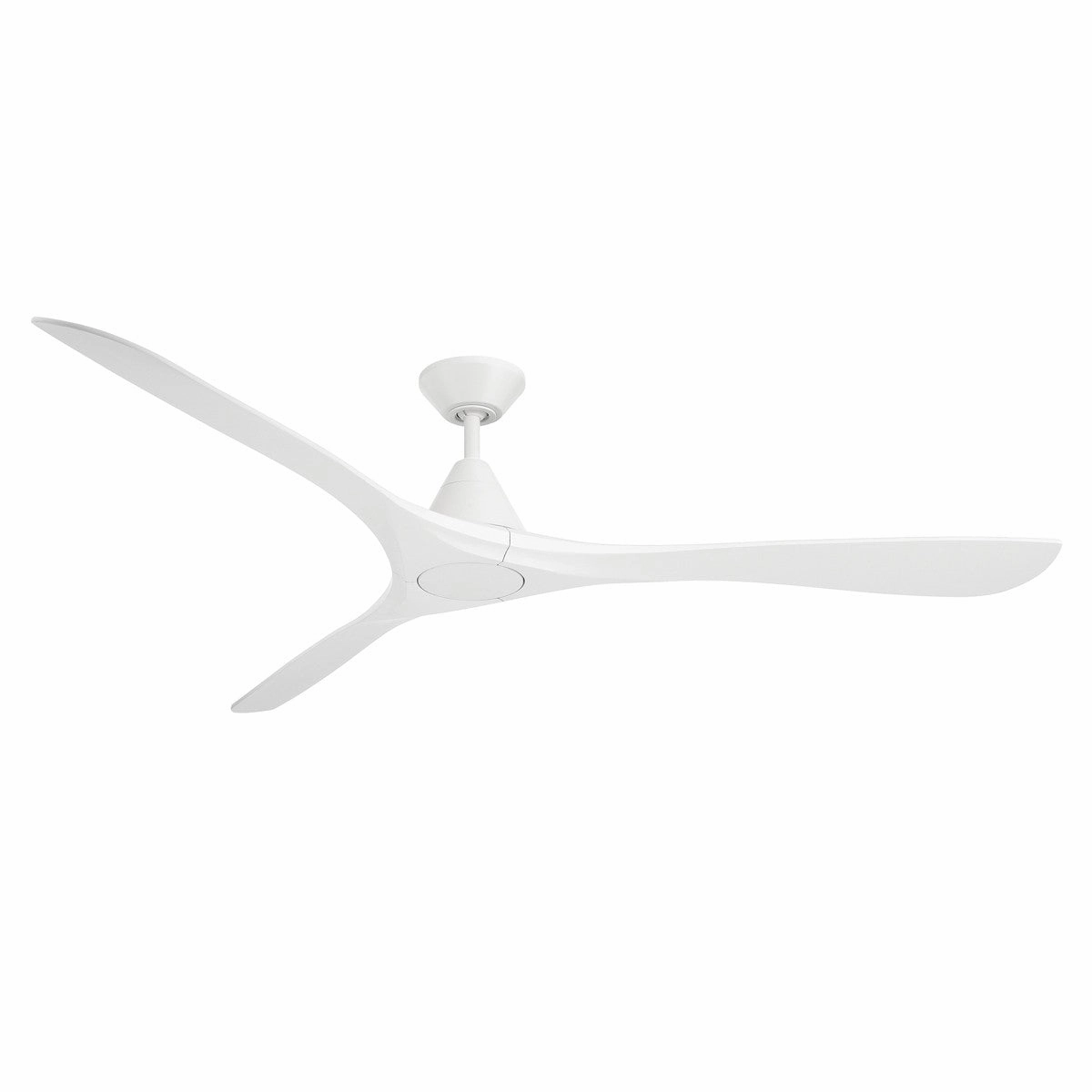 Carve 72"Ceiling Fan Matte White compact medium fans for desks and counters