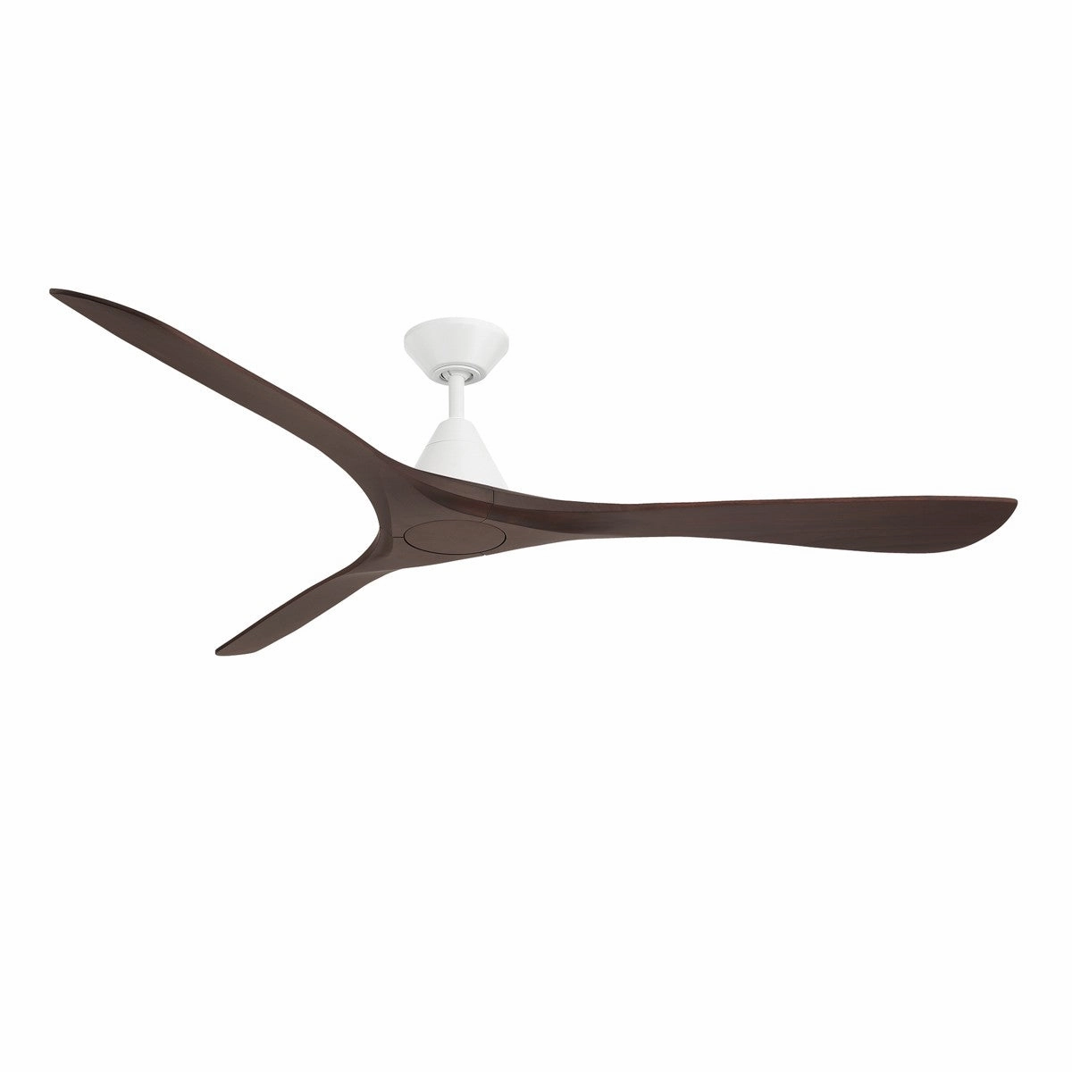 Carve 72"Ceiling Fan Matte White/Dark Walnut versatile medium fans for any space