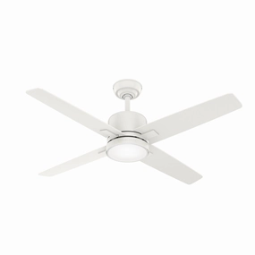 Casablanca Axial 52" Indoor Ceiling Fan with 16WLED and Wall Control powerful indoor fans for whole-room cooling