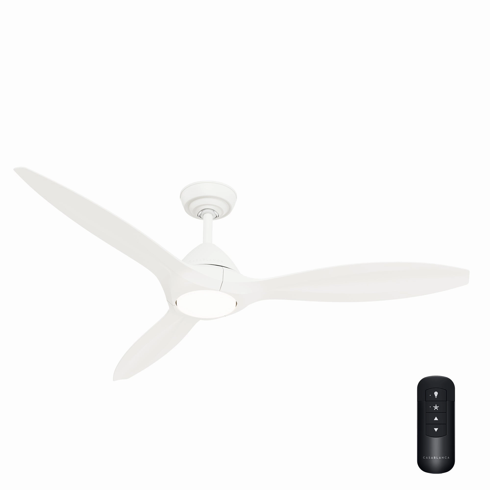 Casablanca Surea 56" DC Indoor/Outdoor Ceiling Fan with LED and Remote adjustable indoor fans for better cooling