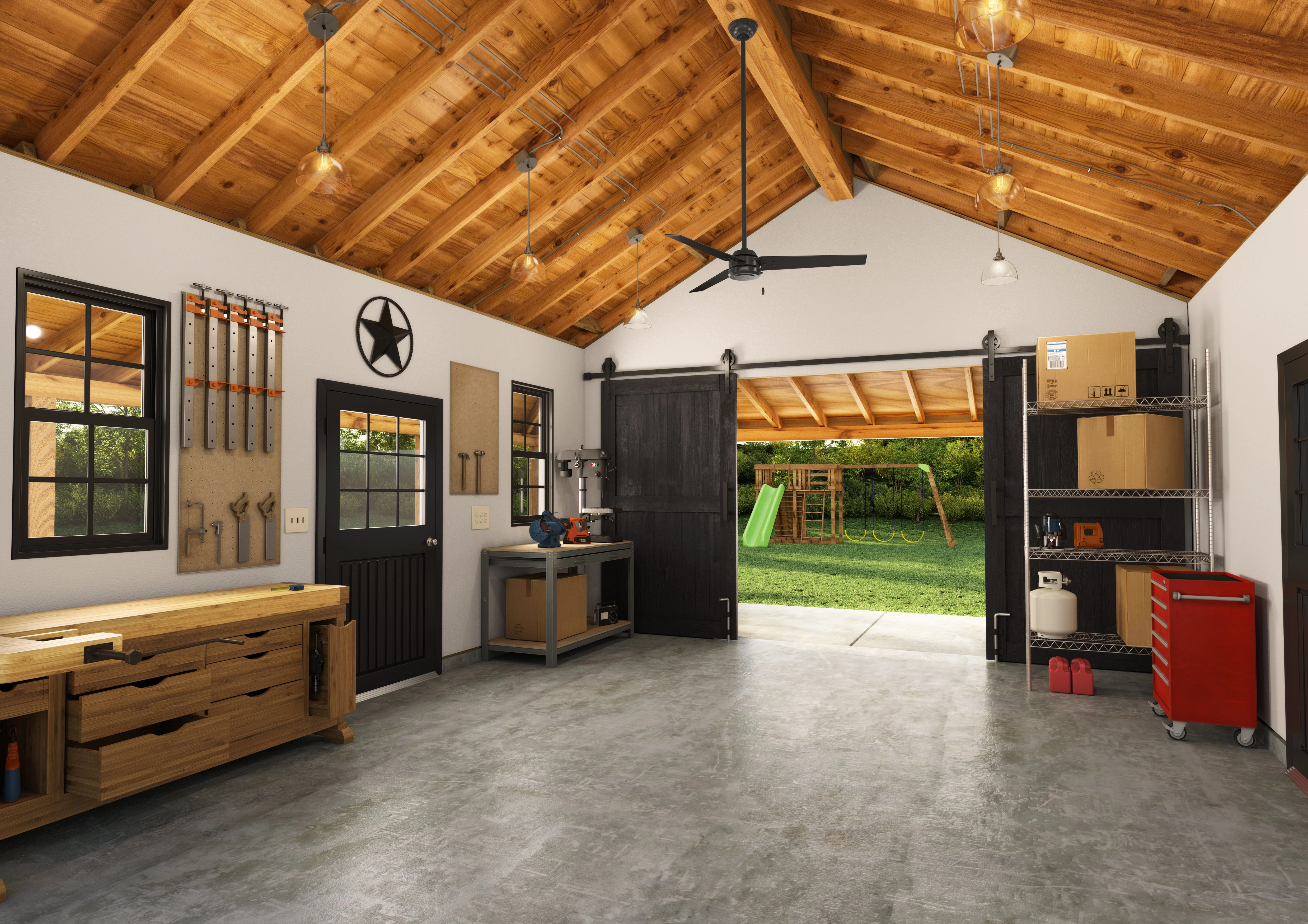 Cassius 52"Ceiling Fan Matte Black
