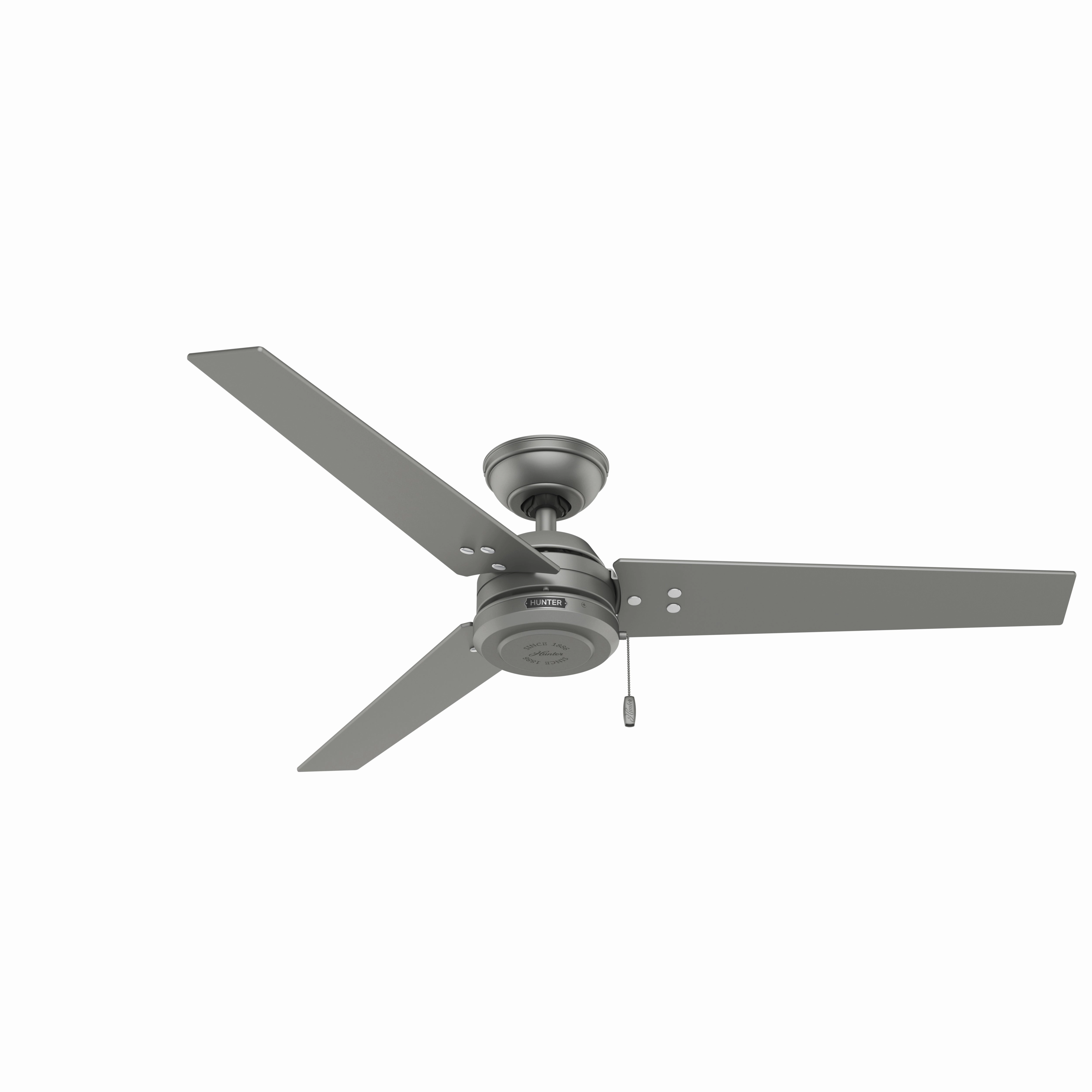Cassius 52"Ceiling Fan Matte Silver