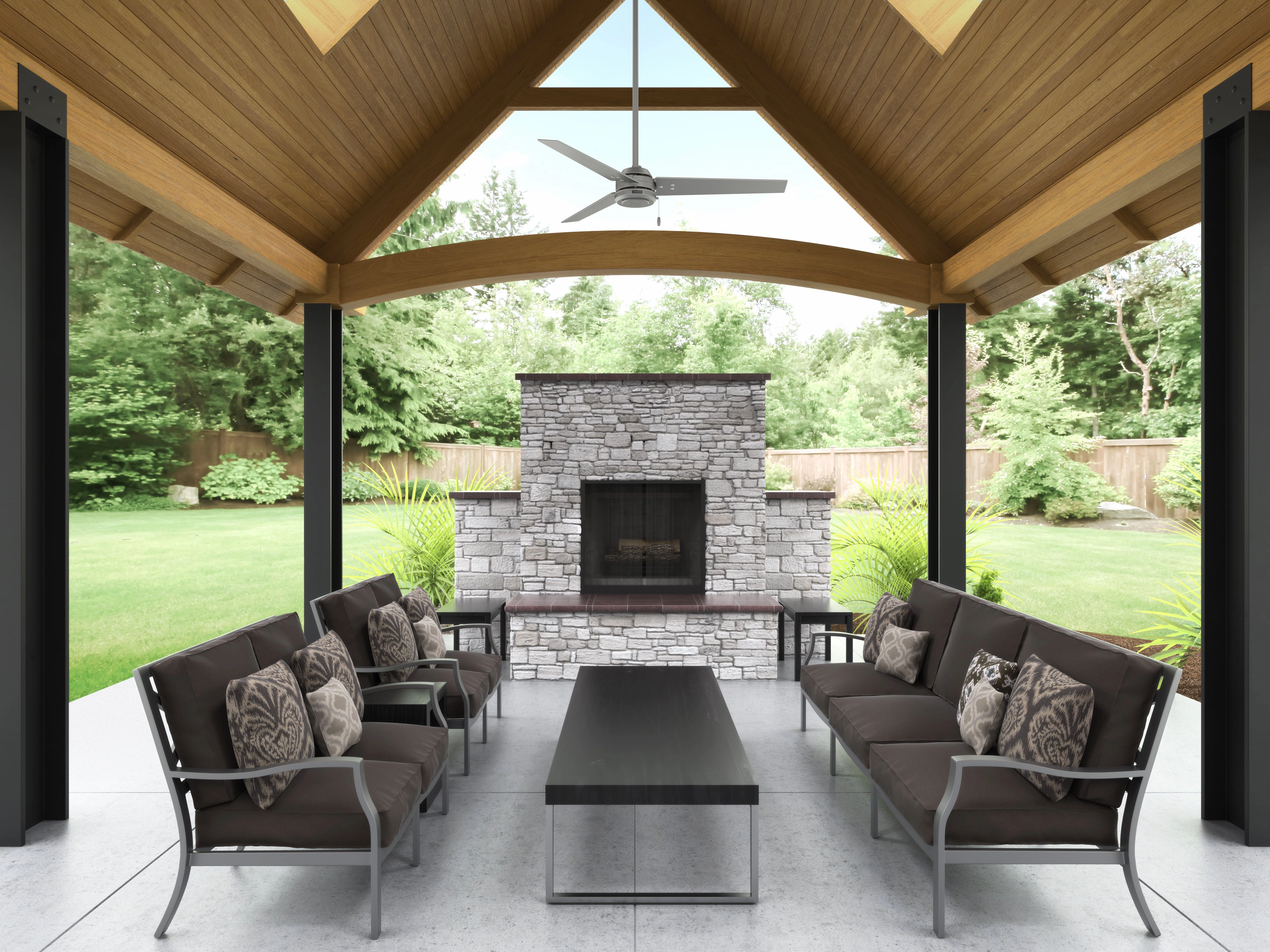 Cassius 52"Ceiling Fan Matte Silver