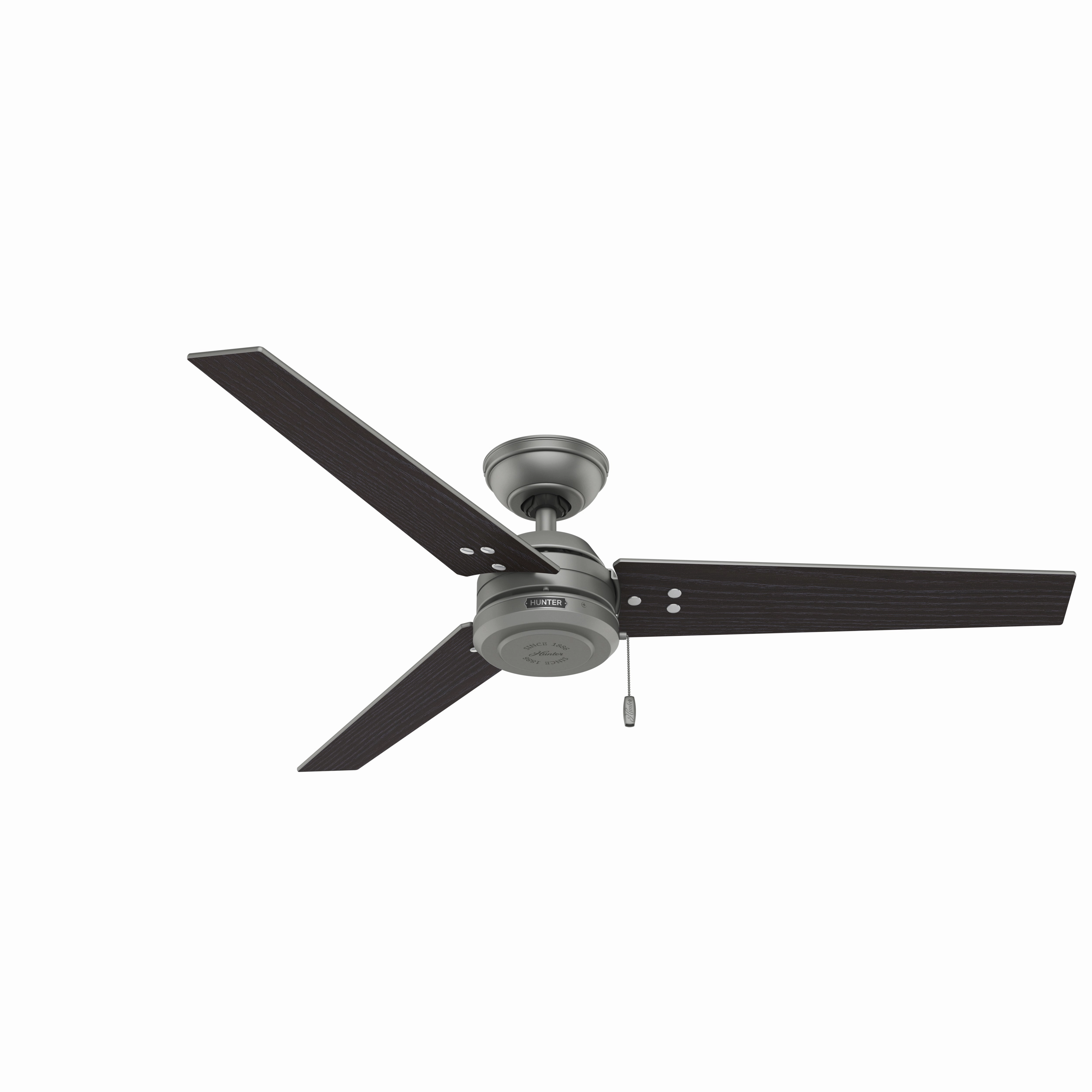 Cassius 52"Ceiling Fan Matte Silver