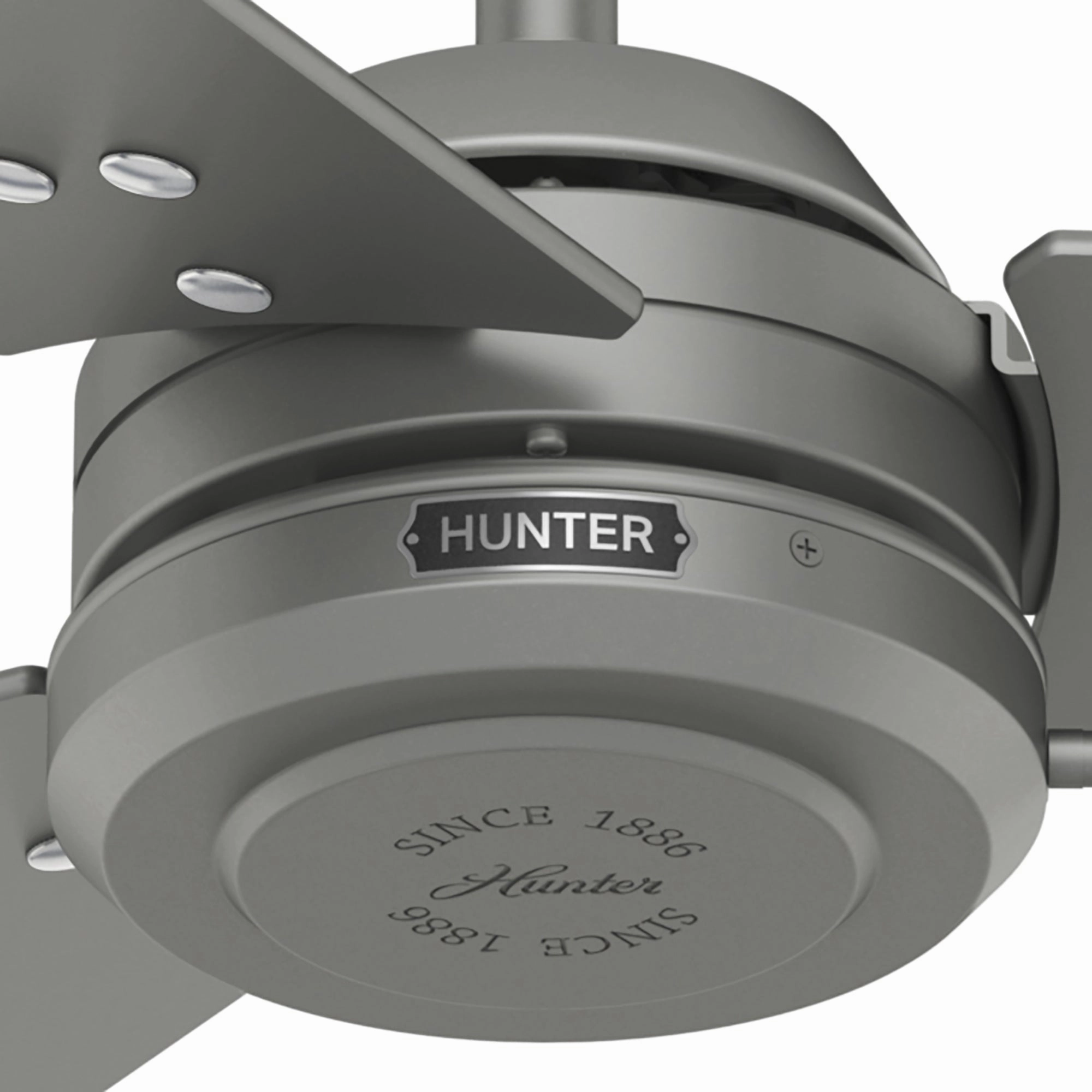 Cassius 52"Ceiling Fan Matte Silver
