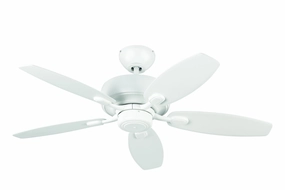 Centro 44"Ceiling Fan Matte White best small fans for home and travel