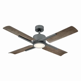 Cervantes 56"Ceiling Fan Graphite/Weathered Gray medium electric fans for multi-room use