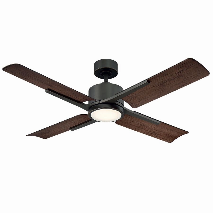 Cervantes 56"Ceiling Fan Oil Rubbed Bronze/Dark Walnut versatile medium fans for any space