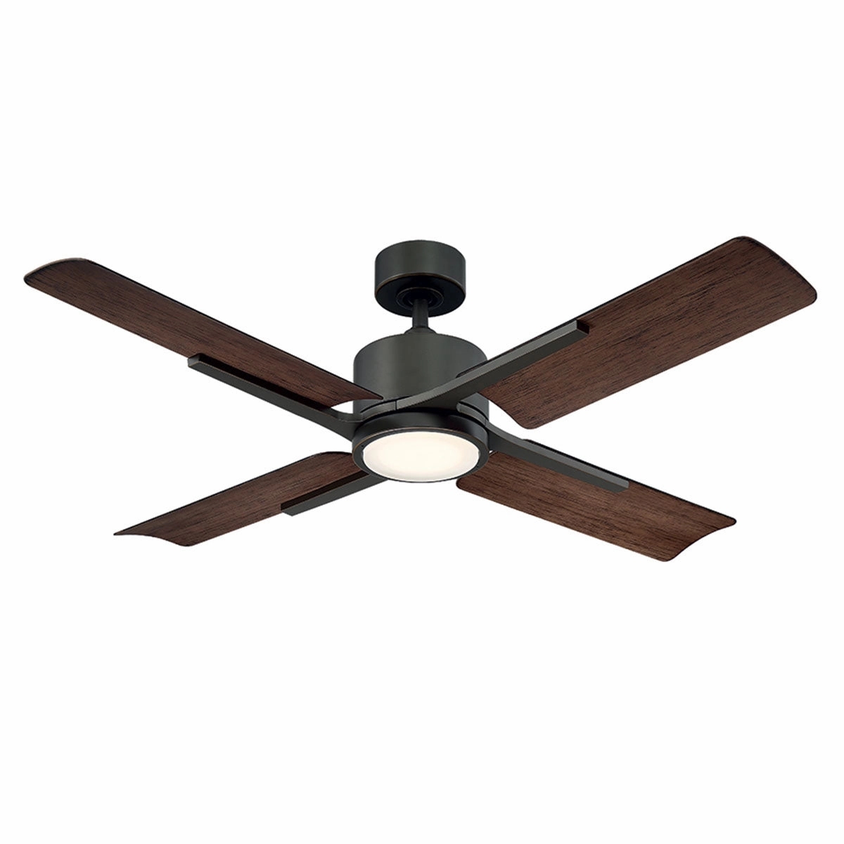 Cervantes 56"Ceiling Fan Oil Rubbed Bronze/Dark Walnut compact medium fans for desks and counters
