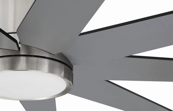 Champion 60"Ceiling Fan Brushed Polished Nickel