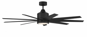 Champion Indoor/Ourdoor 60"Ceiling Fan Flat Black quiet medium fans for living room use