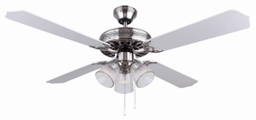 Chateau 52"Ceiling Fan Brushed Pewter home cooling fans in medium size