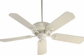Chateaux 52"Ceiling Fan Antique White energy-efficient medium fans with remote