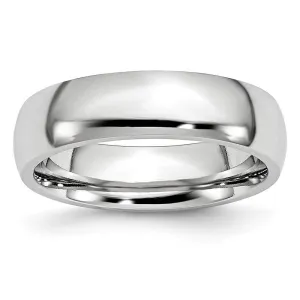 Chisel Jewelry Cobalt Polished 6mm Band