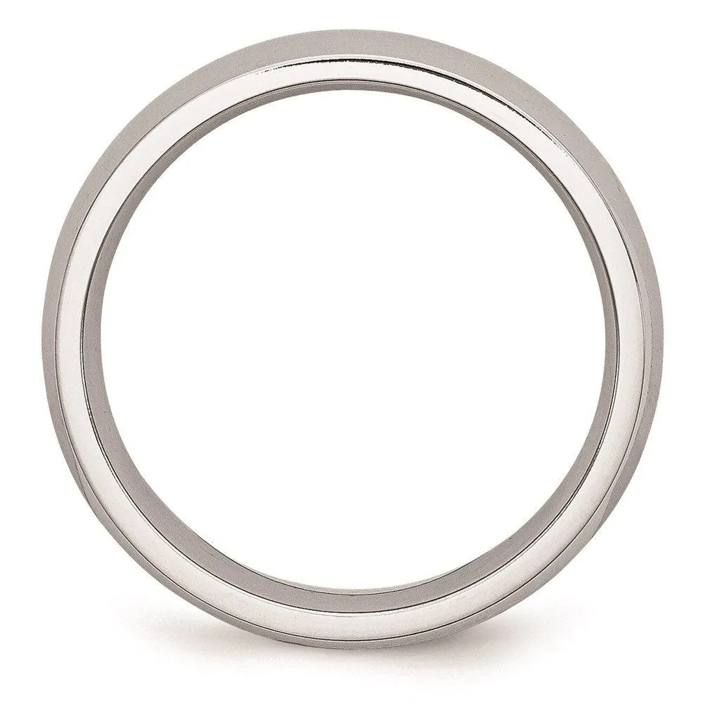 Chisel Jewelry Cobalt Polished 6mm Band