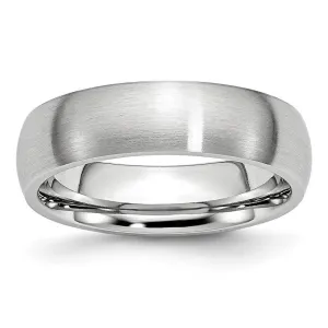 Chisel Jewelry Cobalt Satin 6mm Band