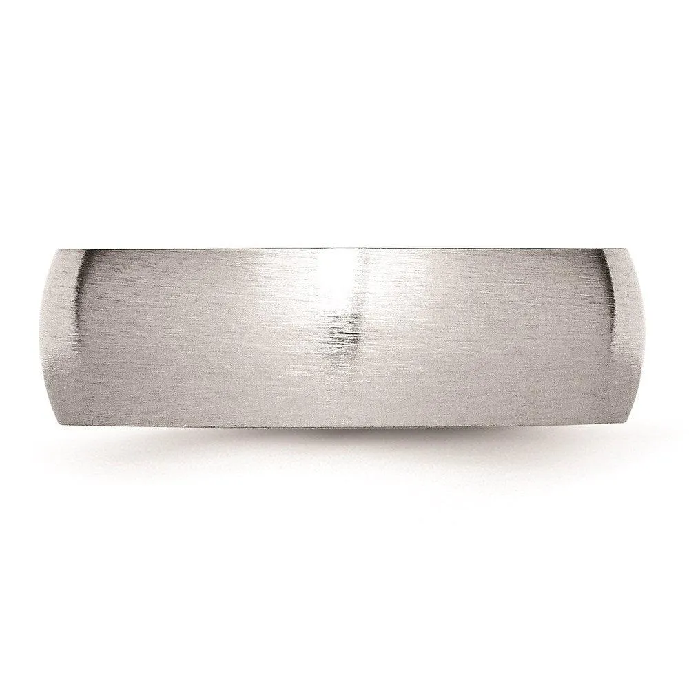 Chisel Jewelry Cobalt Satin 7mm Band