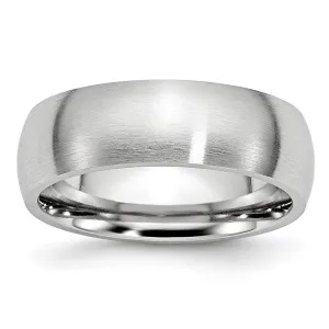 Chisel Jewelry Cobalt Satin 7mm Band