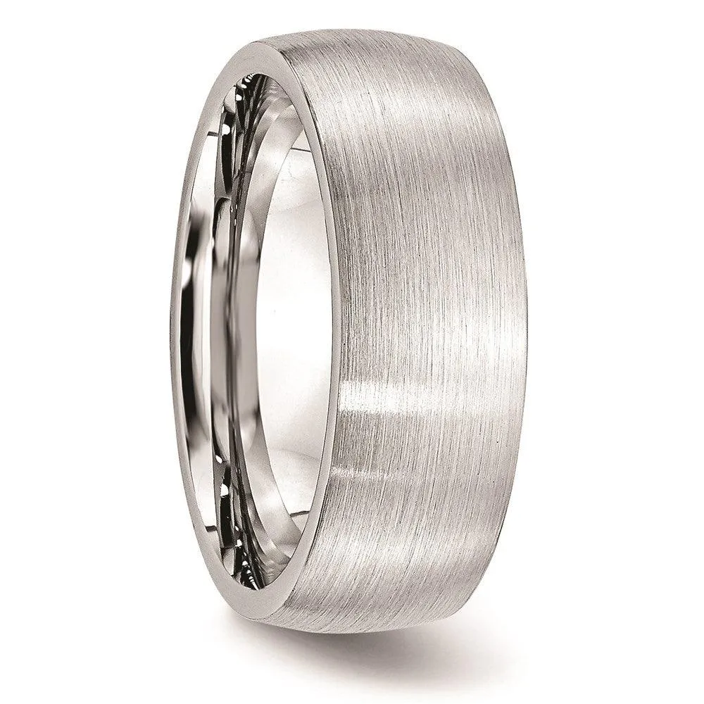 Chisel Jewelry Cobalt Satin 8mm Band
