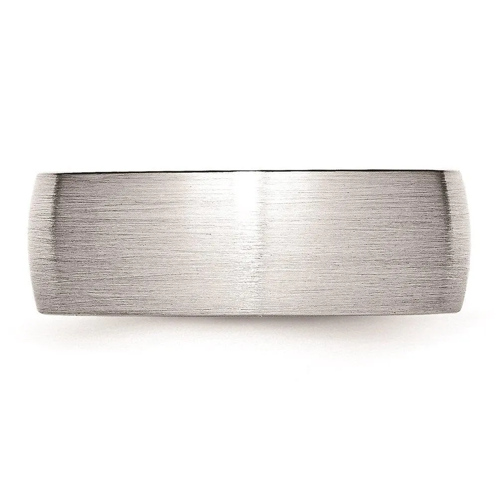 Chisel Jewelry Cobalt Satin 8mm Band
