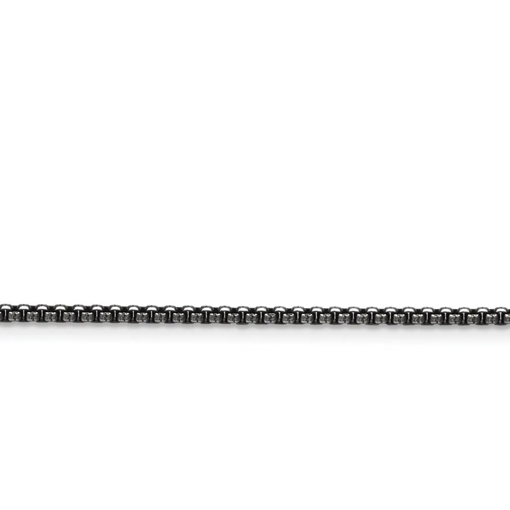 Chisel Jewelry Stainless Steel 2.25mm Antiqued Chain | SRN1613