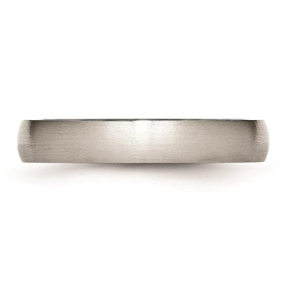 Chisel Jewelry Stainless Steel 4mm Brushed Band