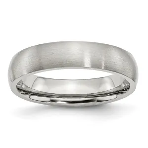 Chisel Jewelry Stainless Steel 5mm Brushed Band