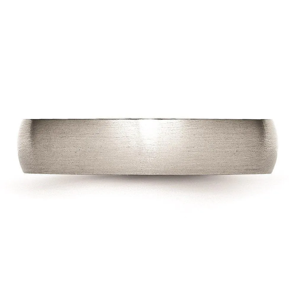 Chisel Jewelry Stainless Steel 5mm Brushed Band