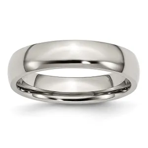 Chisel Jewelry Stainless Steel 5mm Polished Band
