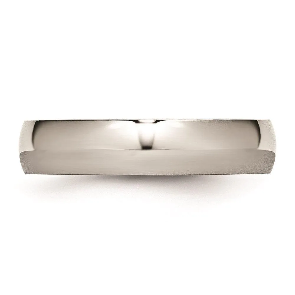 Chisel Jewelry Stainless Steel 5mm Polished Band