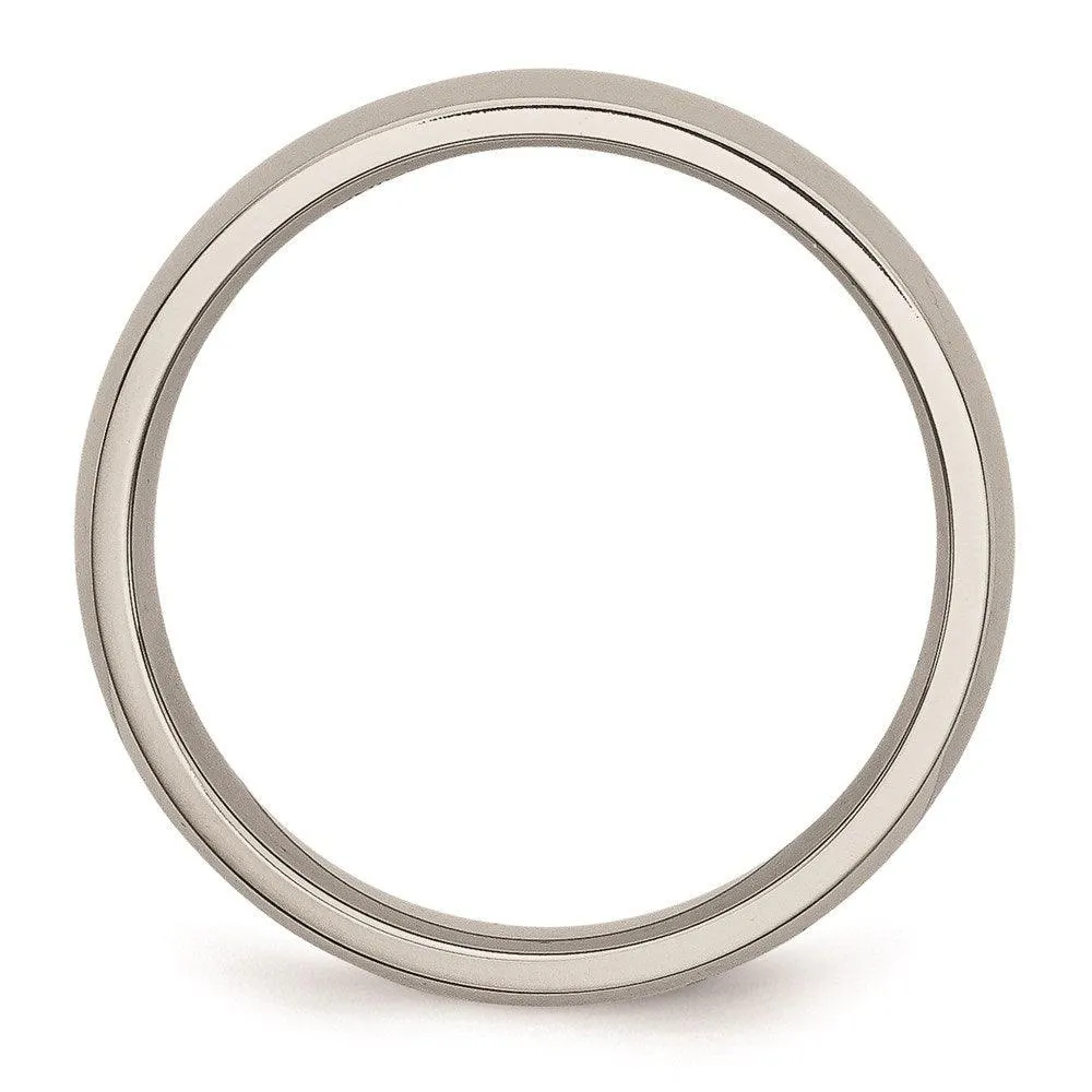 Chisel Jewelry Stainless Steel 5mm Polished Band
