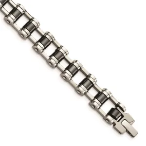 Chisel Jewelry Stainless Steel Magnetic Links 8.5in Bracelet