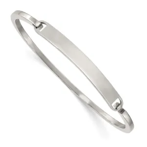 Chisel Jewelry Stainless Steel Polished 2mm ID Bangle