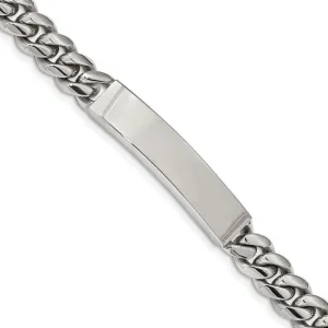 Chisel Jewelry Stainless Steel Polished 8.25in ID Bracelet