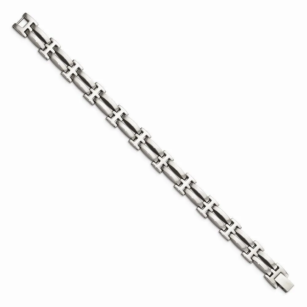 Chisel Jewelry Stainless Steel Polished 8.5in Bracelet