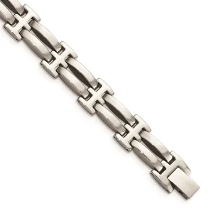 Chisel Jewelry Stainless Steel Polished 8.5in Bracelet