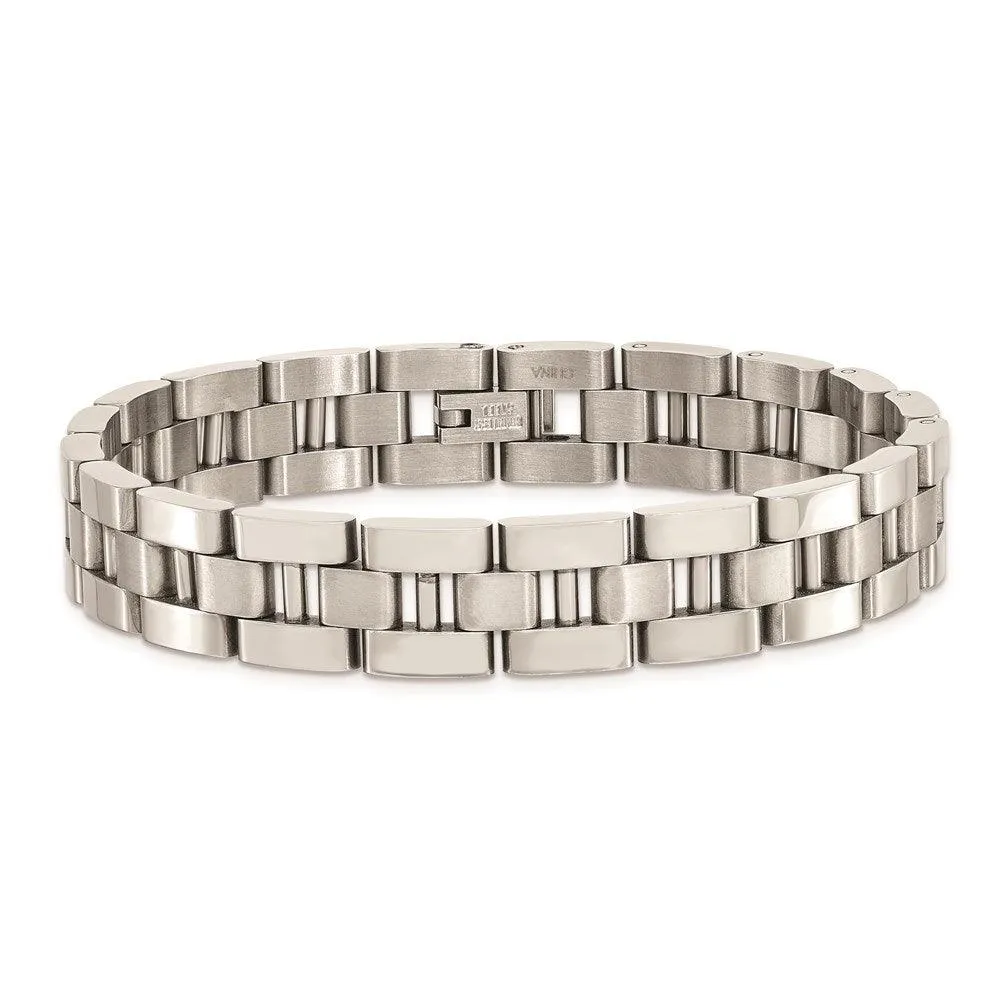 Chisel Jewelry Stainless Steel Polished 8.5in Bracelet