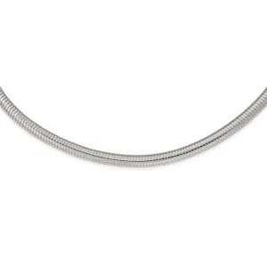 Chisel Jewelry Stainless Steel Polished 8mm 18in Necklace