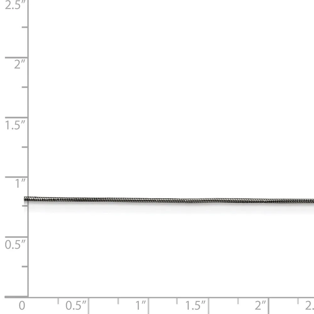 Chisel Jewelry Stainless Steel Polished .90mm Snake Chain | SRN2021