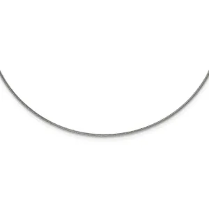 Chisel Jewelry Stainless Steel Polished and Textured Necklace