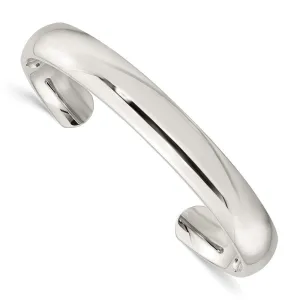 Chisel Jewelry Stainless Steel Polished Cuff Bangle