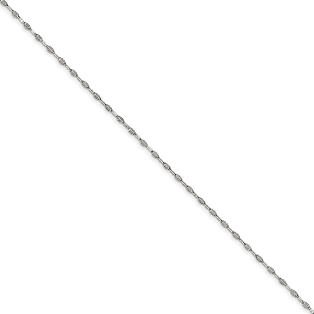 Chisel Jewelry Stainless Steel Polished Fancy Link Chain | SRN1619