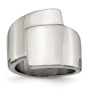 Chisel Jewelry Stainless Steel Polished Fancy Ring