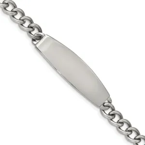 Chisel Jewelry Stainless Steel Polished ID 8.5in Bracelet