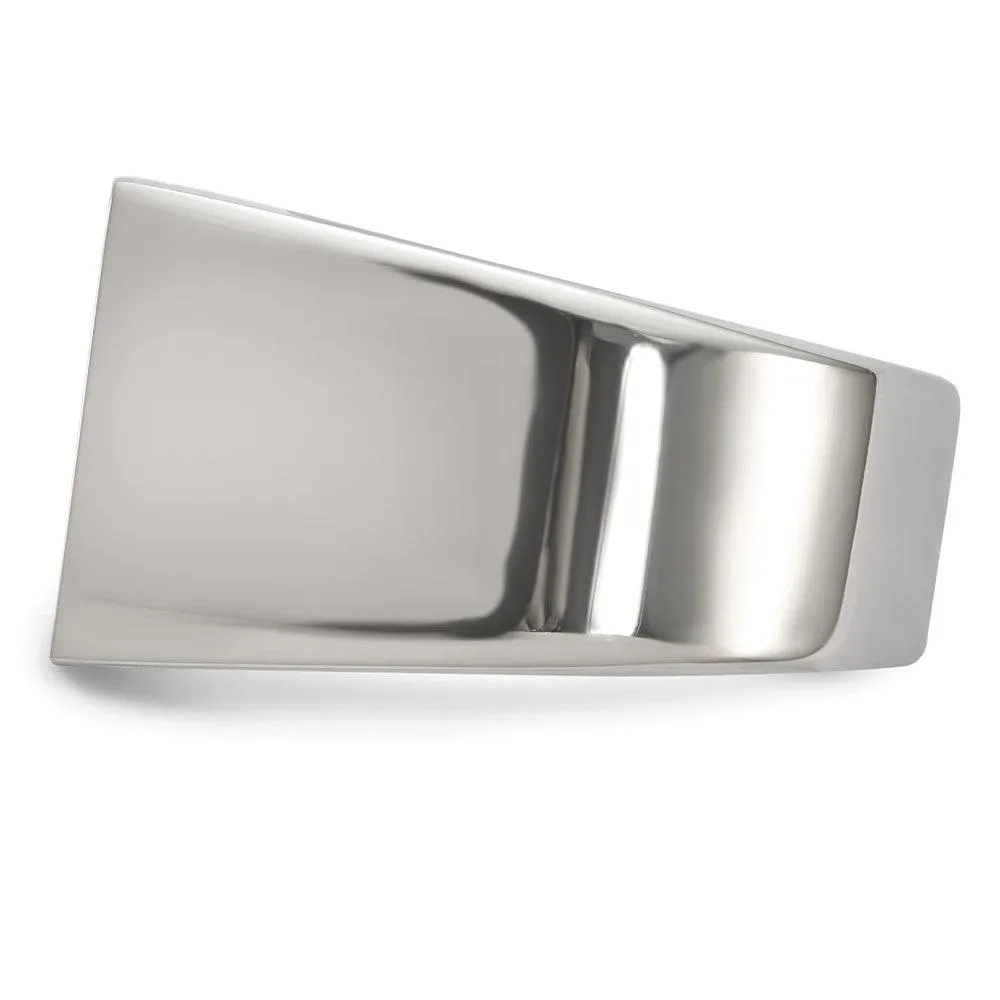 Chisel Jewelry Stainless Steel Polished ID Ring
